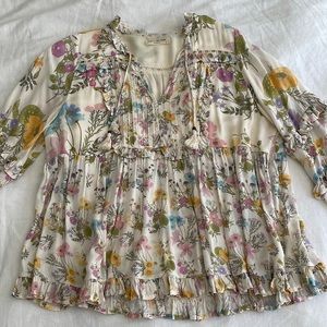 Spell and the gypsy collective beautiful floral blouse